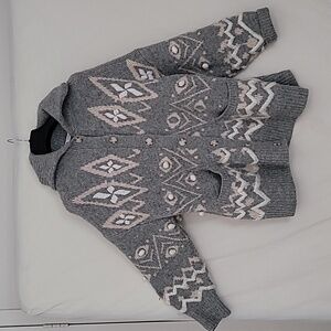 Zara oversize very thick cardigan grey size small